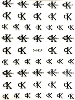 Nail Decals Stickers Calvin Klein DH-214