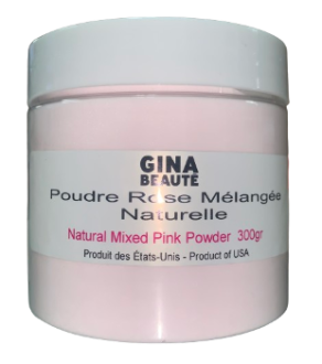 Acrylic Powder Natural Mixed Pink 300g
