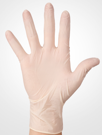 Aurelia Distinct Latex PF.  Latex Glove, Powder Free, 9.4" Length, 5 mils Thick (Pack of 100) - Gina Beauté