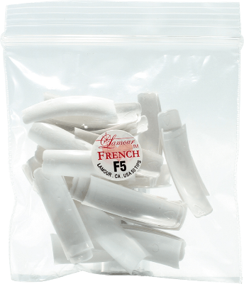 Lamour French Manicure Tip F5 (50pcs) - Gina Beauté