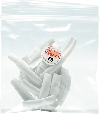 Lamour French Manicure Tip F9 (50pcs) - Gina Beauté