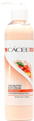 Cacee Shea Butter Ultra Moisturizing Body Cream (Mango) 8.8 oz - Gina Beauté