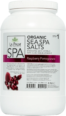 La Palm Spa Sea Spa Salts (Raspberry Pomegranate) - Gina Beauté