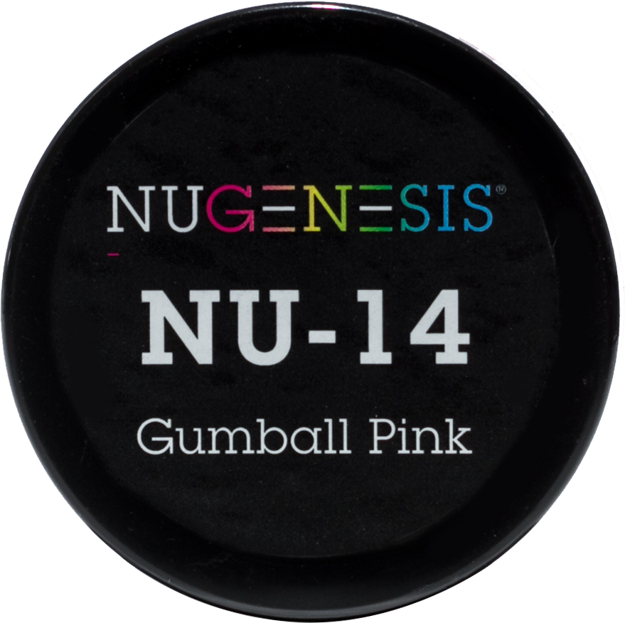NuGenesis Nail Gumball Pink NU-14 2oz - Gina Beauté