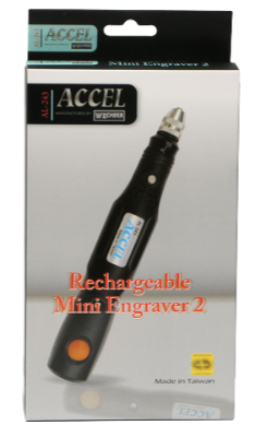 Accel Rechargeable Mini Engraver 2 (3/32") White