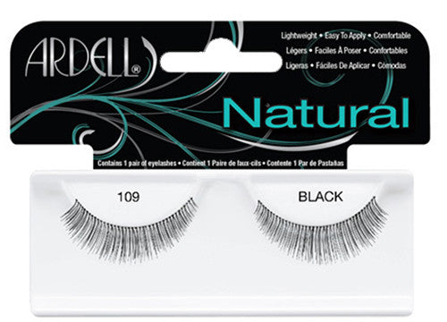 Ardell lashes Natural 109 Black (1 Pair) - Gina Beauté