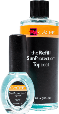 Cacee SunProtection TopCoat Refill + 15ml Top Coat free - Gina Beauté