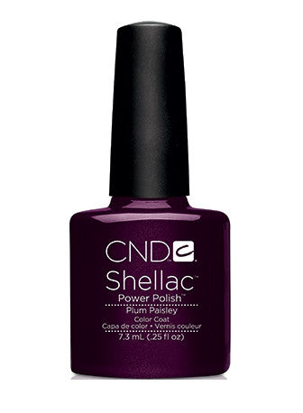 CND Shellac™ Plum Paisley Color Coat - Gina Beauté
