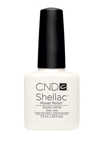 CND Shellac™ Studio White Color Coat - Gina Beauté