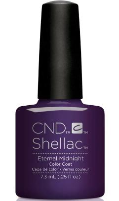 CND Shellac™ Eternal Midnight Color Coat - Gina Beauté