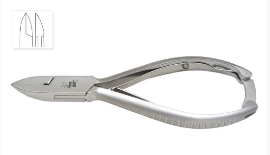 MBI-222 Nail Nippers Flat Jaw Double Spring Size 5.5″