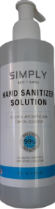 SIMPLY Hand Sanitizer Solution 8 Oz (236ml)
