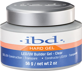 IBD Hard Builder Gel Clear Net wt 2 oz ( 56g) - Gina Beauté