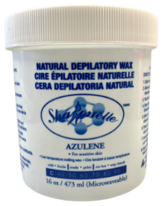 Microwavable Sharonelle Natural Depilatory Wax Azulene 16oz