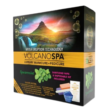 Volcano Spa Spearmint CBD Pedicure + Manicure Kit