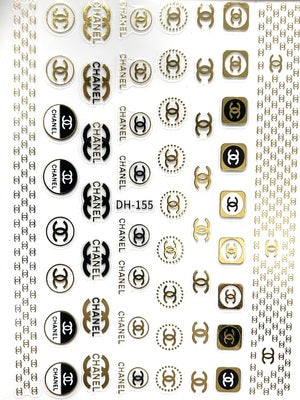Nail Decals Chanel Stickers DH-155