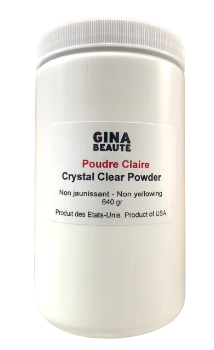 Acrylic Powder Crystal Clear 640g