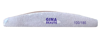 Gina Beaute Purple Curve Nail File (100/180) 25pcs