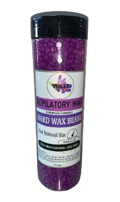 Depilatory Hard Wax Beans Violet 400g
