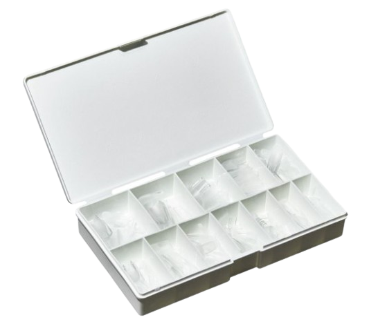IBD - Soft Gel Tips Box - Short Almond - 504 pcs