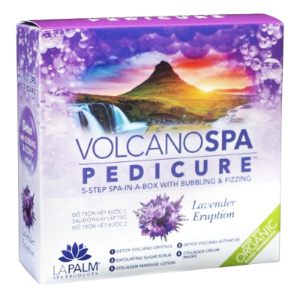 Volcano spa 6 steps pedicure kit - Lavender