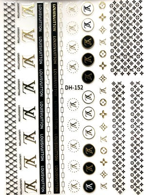 Nail Decals LV Stickers DH-152