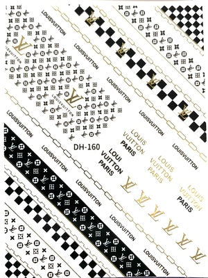 Nail Decals LV Stickers DH-160