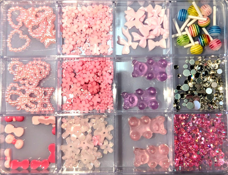 Mixed Nail Decorations - Candy