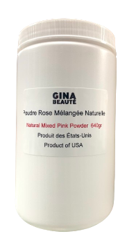 Acrylic Powder Natural Mixed Pink 640g