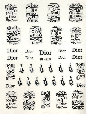 Nail Stickers Dior DH-210