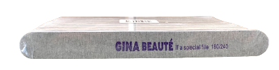 Gina Beaute Purple Thin Nail File (180/240) 50pcs