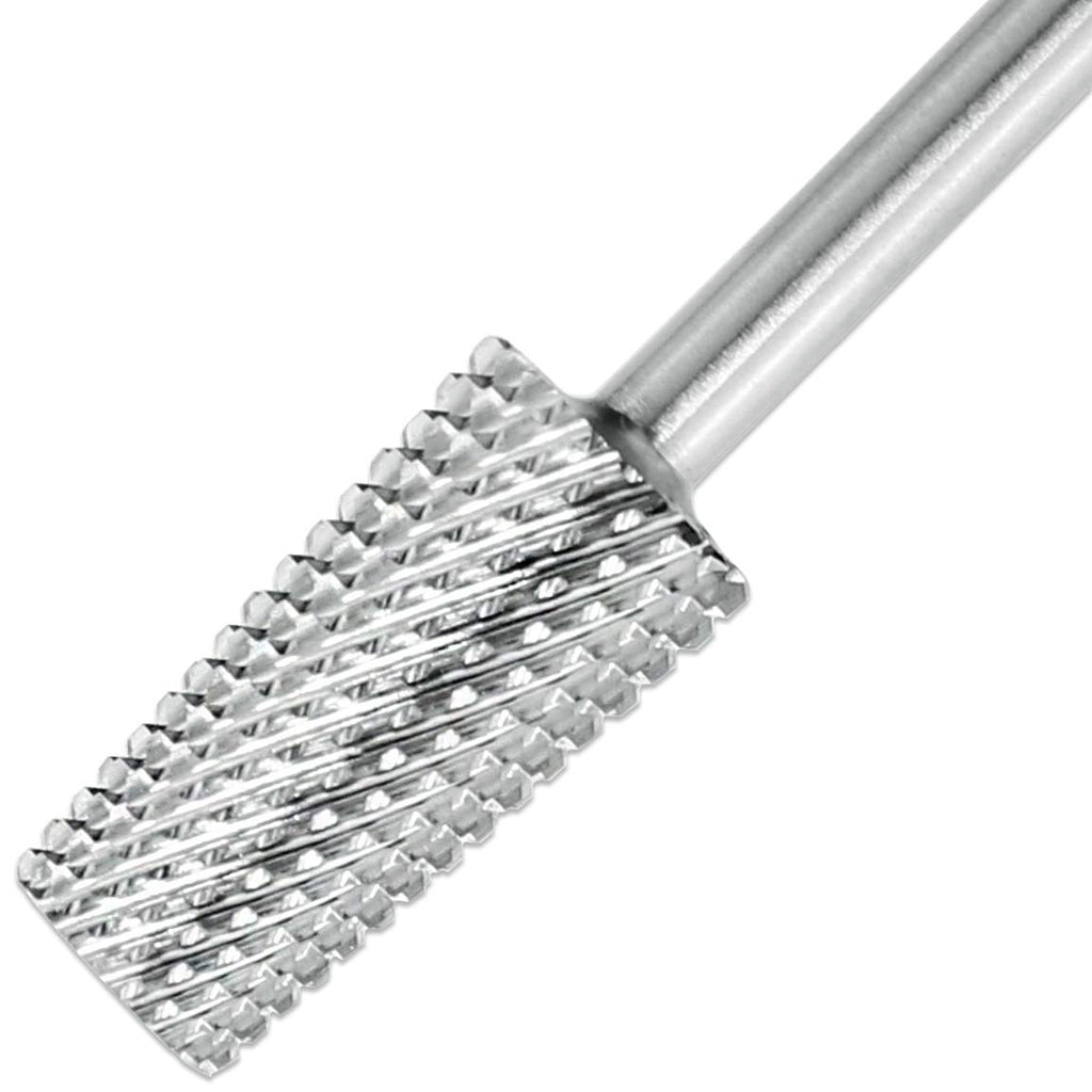 Metal 3 in 1 Carbide Nail Drill Bit 1/8" STM (Silver/Gold)