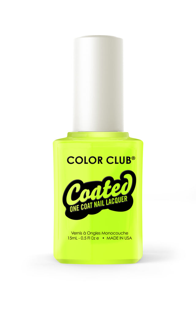 Color Club™ Coated Yellin Yellow One Coat Nail Lacquer - Gina Beauté