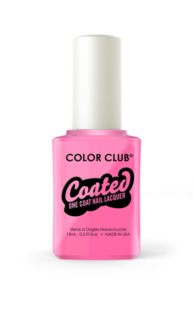 Color Club™ Coated Modern Pink One Coat Nail Lacquer - Gina Beauté