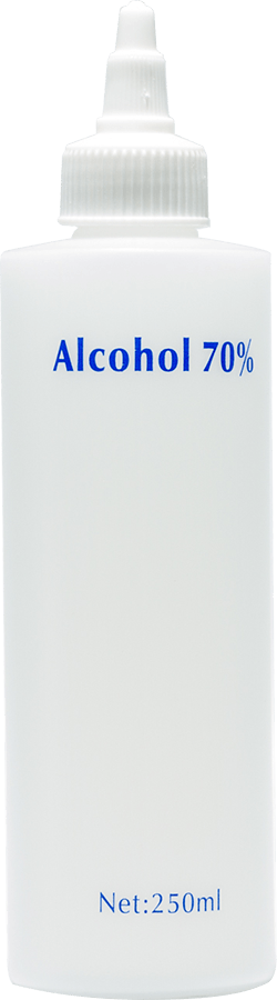 Empty Alcohol 70% bottle 16oz - Gina Beauté