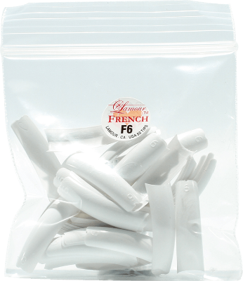 Lamour French Manicure Tip F6 (50pcs) - Gina Beauté