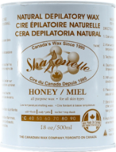 Sharonelle Natural Depilatory Wax Honey 18oz - Gina Beauté