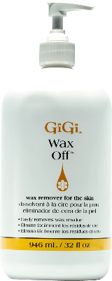 GiGi Wax Remover Wax Off net 32 oz - Gina Beauté