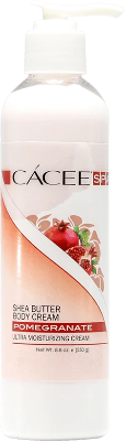 Cacee Shea Butter Ultra Moisturizing Body Cream (Pomegranate) 8.8oz - Gina Beauté
