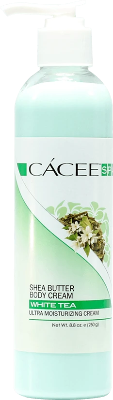 Cacee Shea Butter Ultra Moisturizing Body Cream (White Tea) 8.8 oz - Gina Beauté