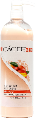 Cacee Shea Butter Ultra Moisterizing Body Cream (Mango) 34.5oz - Gina Beauté