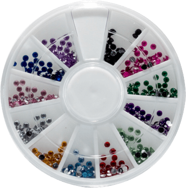 Nail Art Multi colours Crystals - Gina Beauté