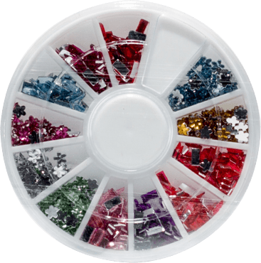 Nail Art Sorted Crystals - Gina Beauté