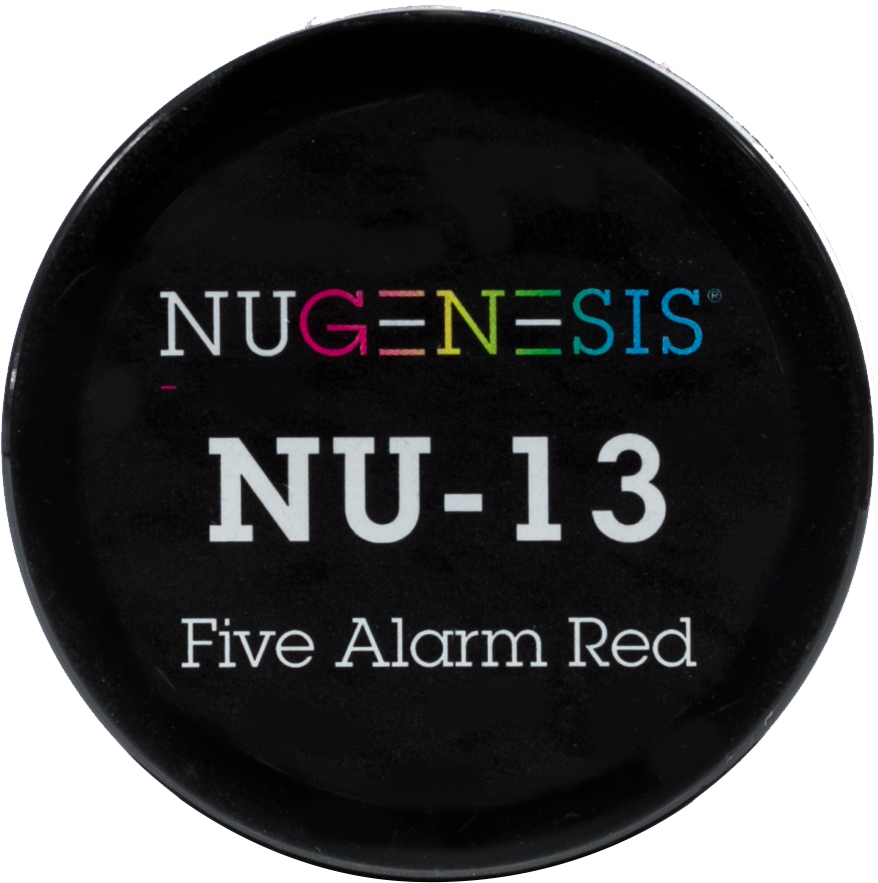 NuGenesis Nail Five Alarm Red NU-13 2oz - Gina Beauté