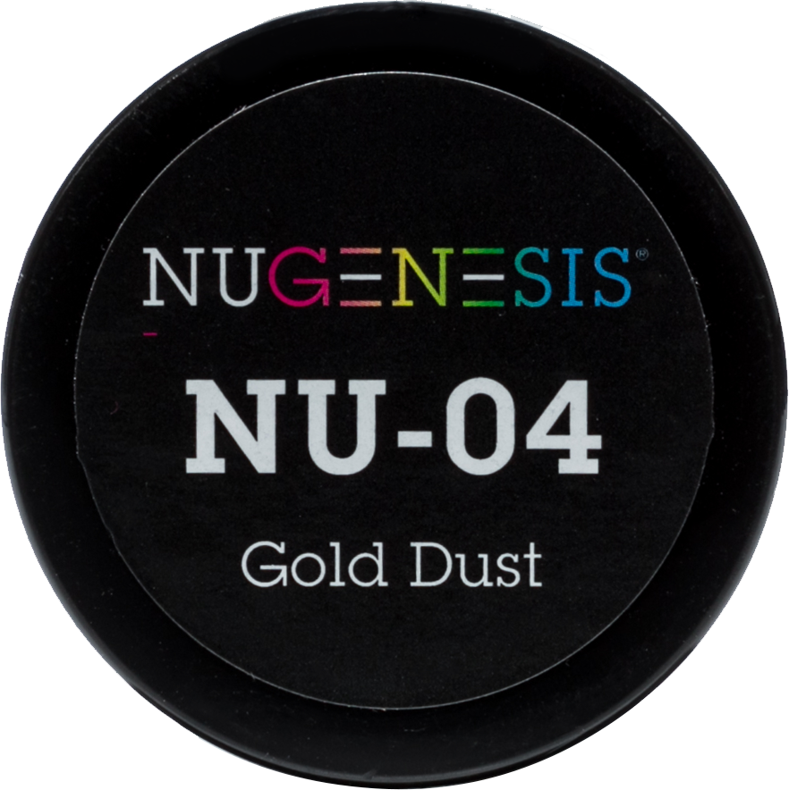 NuGenesis Nail Gold Dust NU-04 2 oz - Gina Beauté