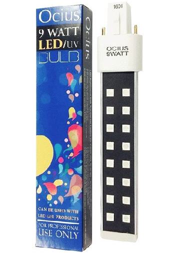 9 Watt LED/UV OCIUS Bulb - Gina Beauté