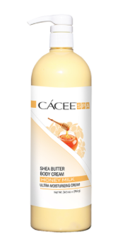 Cacee Shea Butter Ultra Moisturizing Body Cream (Honey Milk) 8.8 oz - Gina Beauté