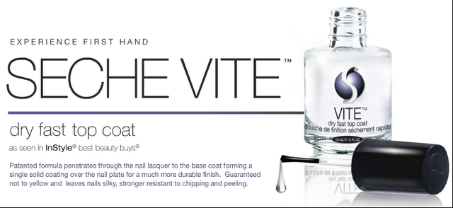 Seche Vite Dry Fast Top Coat High Shine Professional Kit 1/2oz & 4oz Refill - Gina Beauté