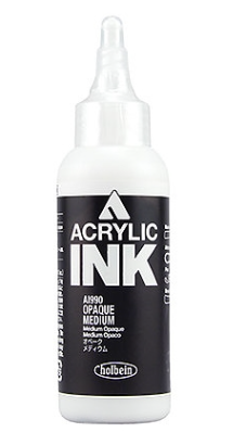 Air Brush Color Opaque White Paint E159. 100ml - Gina Beauté