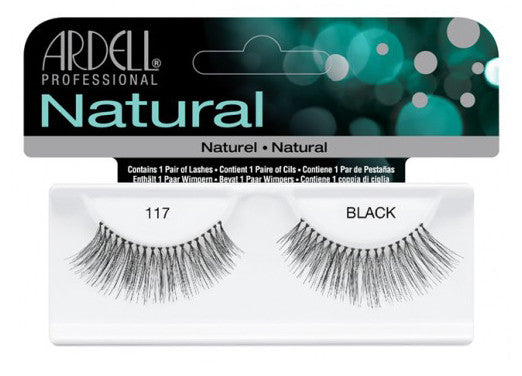 Ardell lashes Natural 117 Black (1 Pair) - Gina Beauté